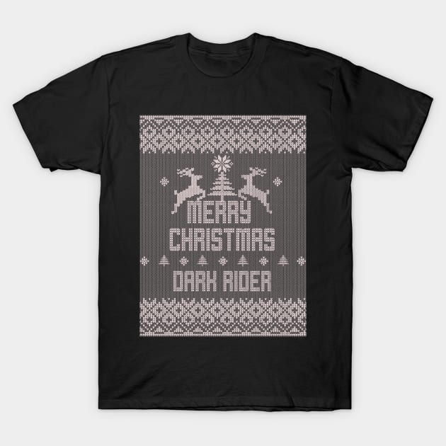 Merry Christmas DARK RIDER T-Shirt by ramiroxavier